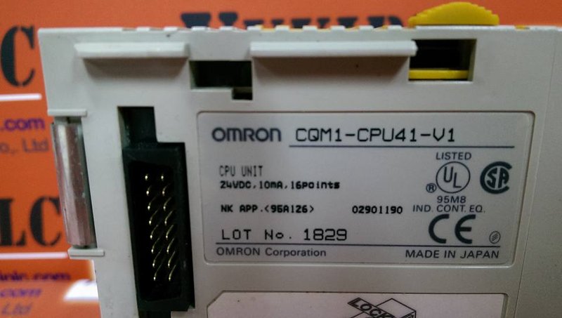 OMRON CPU UNIT CQM1-CPU41-V1 - 裕益科技自動化設備可程式編碼器PLC